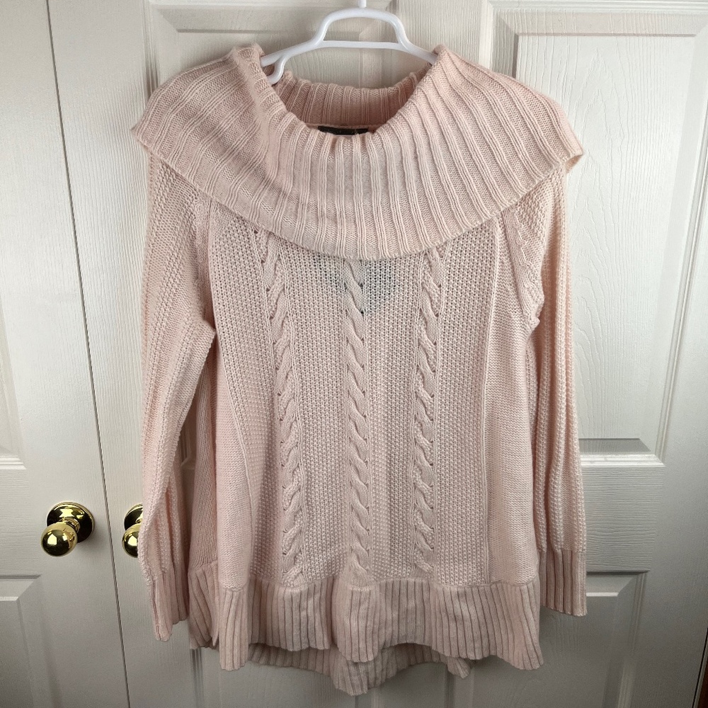 Smartwool Crestone Cowl Neck Tunic Sweater Pink Size XL